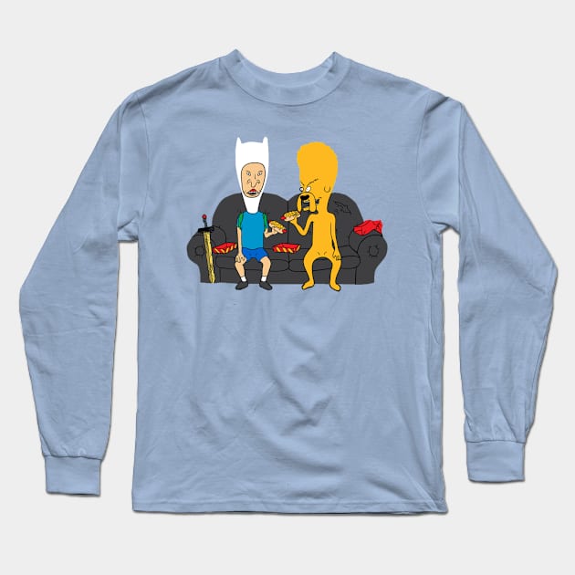 hot dog beavis and butthead Long Sleeve T-Shirt by jepriepok133